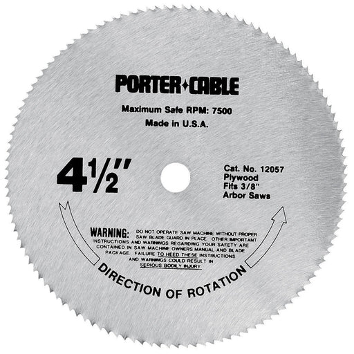 PORTER-CABLE 4-1/2-Inch Circular Saw Blade, Plywood Cutting, 120-Tooth