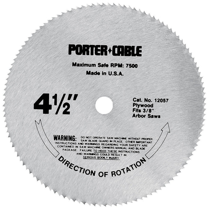 PORTER-CABLE 4-1/2-Inch Circular Saw Blade, Plywood Cutting, 120-Tooth
