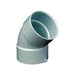 40640 PVC DRAIN 45DEG ELBOW 4""