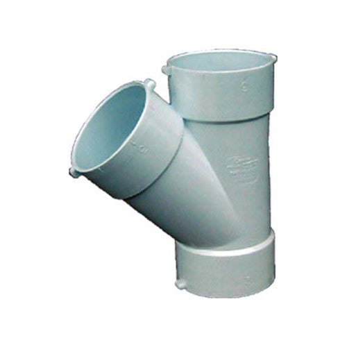 41040 PVC 45DEG WYE 4" ALL HUB