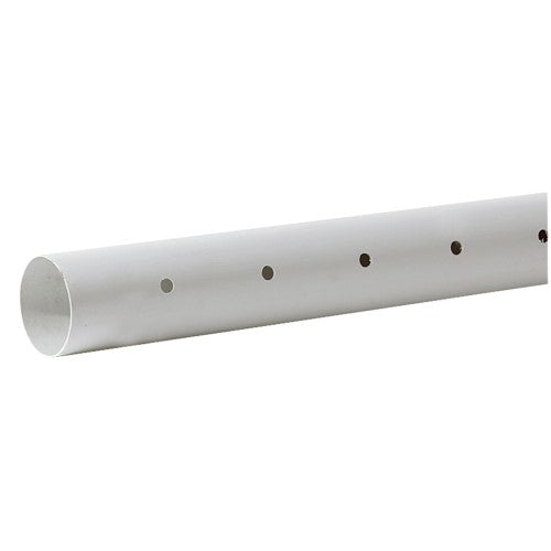 4" X 10' Perforated PVC Sewer Pipe ( White)