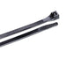 DoubleLock Nylon 6/6 Cable Tie, 11" Length, 3" Max Bundle Dia, Black, 75lb Tensile Strength, (100/Bag)