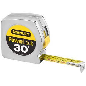 STANLEY 30 Ft.Â PowerLock Tape Measure with BladeArmor