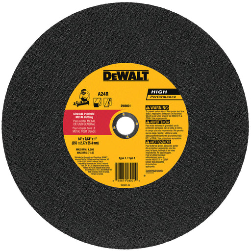 14" x 7/64" x 1" General Purpose Chop Saw