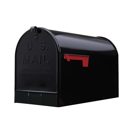 ST200B00 MAILBOX RURAL STNLEY JUMBO BLK