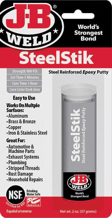 8267S EPOXY PUTTY STL REINFORCED 2OZ