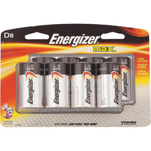 E95BP8H Max Alkaline D 8PK