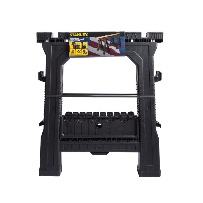 STANLEY Portable Folding Sawhorse (2 PK)