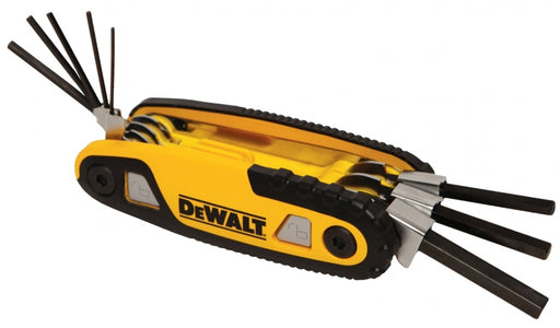 DEWALT Hex Key Set, SAE, Folding/Locking, 8 Keys