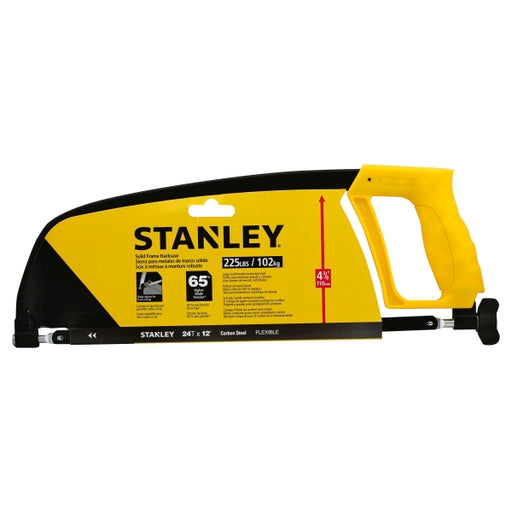 STANLEY 12In Hacksaw Plastic Handle