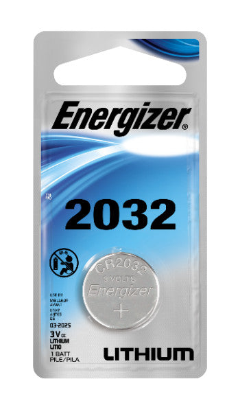 Energizer 2032 Batteries (1 Pack), 3V Lithium Coin Batteries