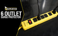 15 ft. 6-Outlet 1050-Joule Surge Protector