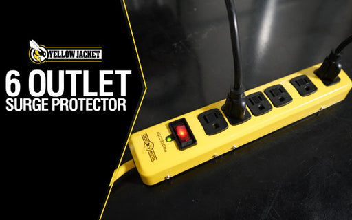 15 ft. 6-Outlet 1050-Joule Surge Protector
