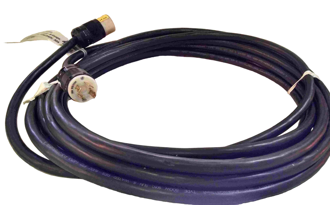 Extension Cord - 8 Guage, 50FT, 4 Wire, 240V, 30A