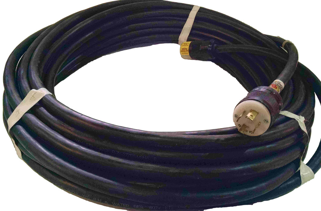 Extension Cord - 8 Guage, 100FT, 4 Wire, 240V, 30A