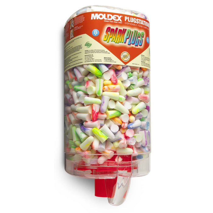 Moldex Sparkplugs Plug tation, Earplug Dispenser (Pack of 500)