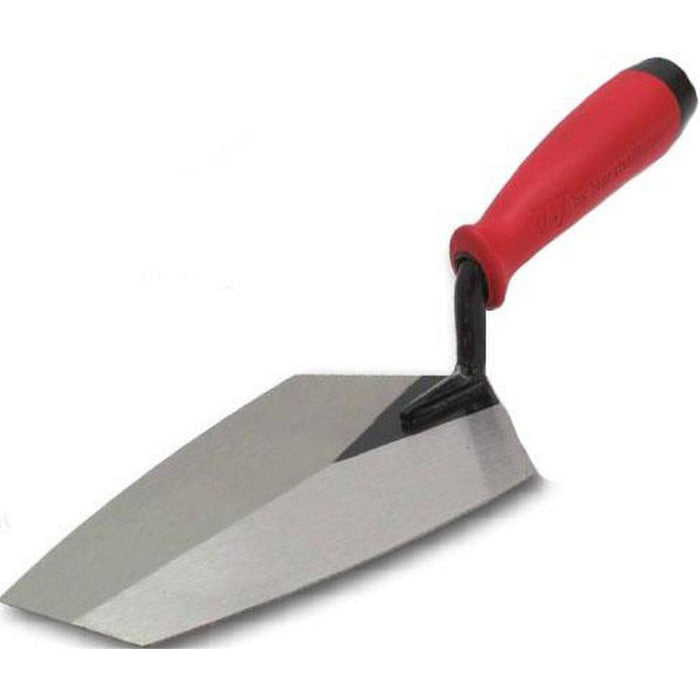 8 1/4" Bucket Trowel w/ Red Soft Grip