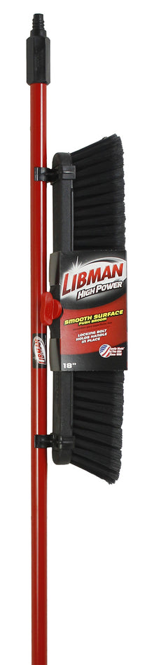 Libman 800 Smooth Surface Push Broom, 19-1/2 in Sweep Face
