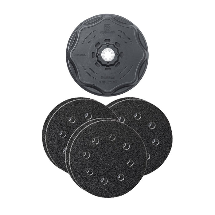 4 1/2" Sanding Pad Driver w/assort Paper