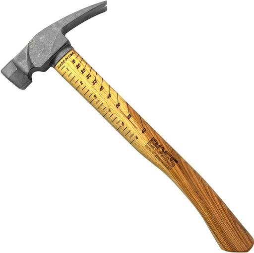 16 oz Boss Smooth Face Hickory Handle Hammer