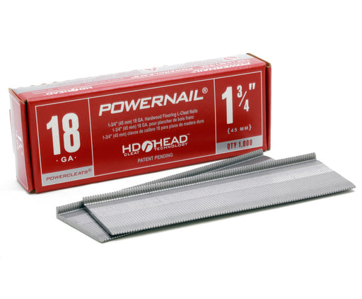 175'', 18g, Flooring Cleats, Power Nail L175185, 1K/bx