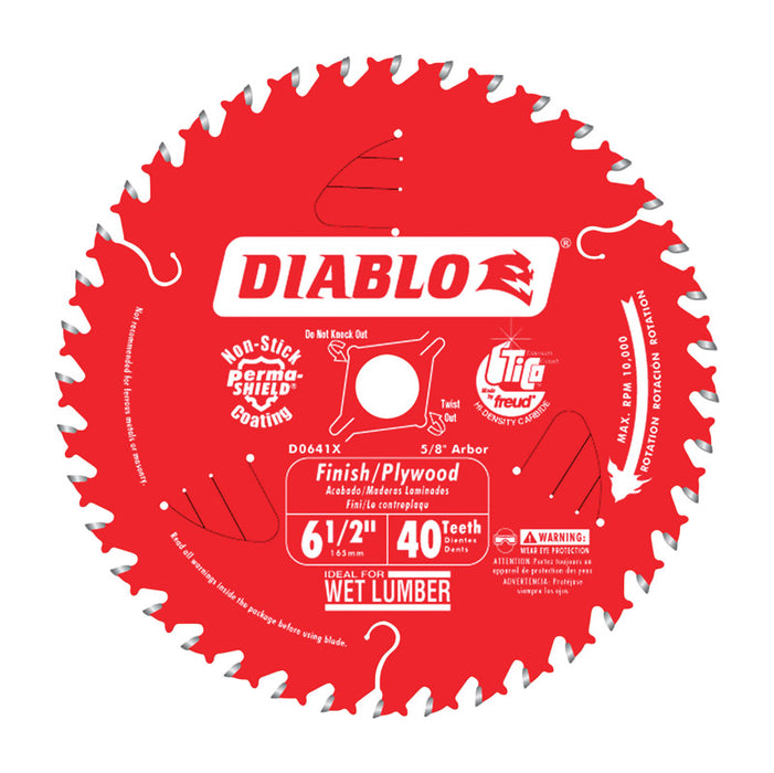 D0641X CIRC SAW BLADE FINISH 65-40T