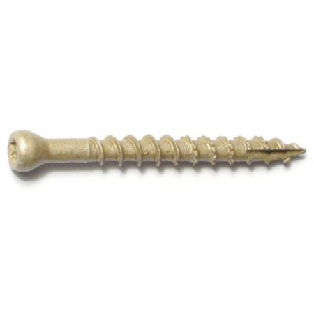 8 x 1-5/8 Trim Scrw Tan 1#