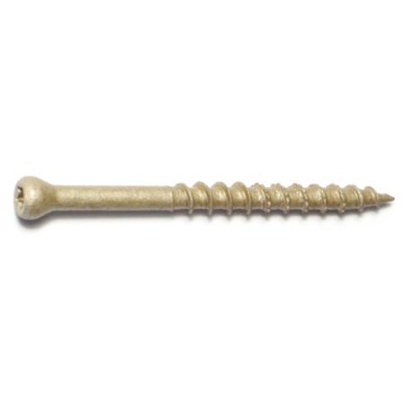 8 x 2 Trim Scrw Tan 1#