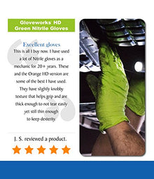 GWGN48100  Heavy Duty Green Nitrile Glove, XL Box of 100