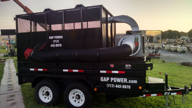 Leaf Vacuum Dump Trailer, 12yd³ Capacity (2)