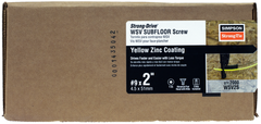 Simpson Strong-Tie WSV2S Strong-Drive® WSV SUBFLOOR Screw (Collated) — #9 x 2 in. T25, Yellow Zinc (2000-Qty)