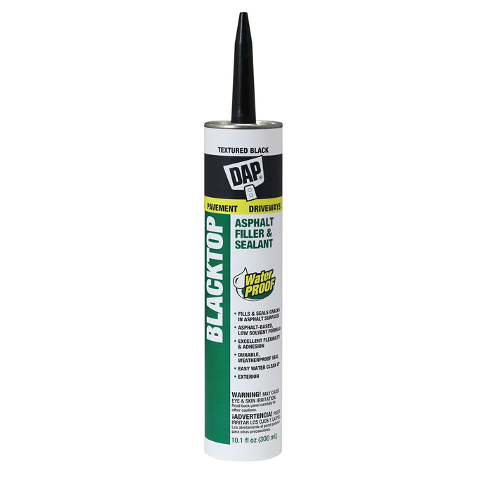 Blacktop Asphalt VOC-Compliant Filler & Sealant (Black, 10.1 FL OZ, 12-Pack)