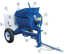 Clairco | 8cuft Mixer, 55HP Honda