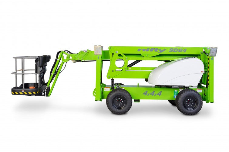 64' Drivable Lift, 70' Work Reach, X Boom