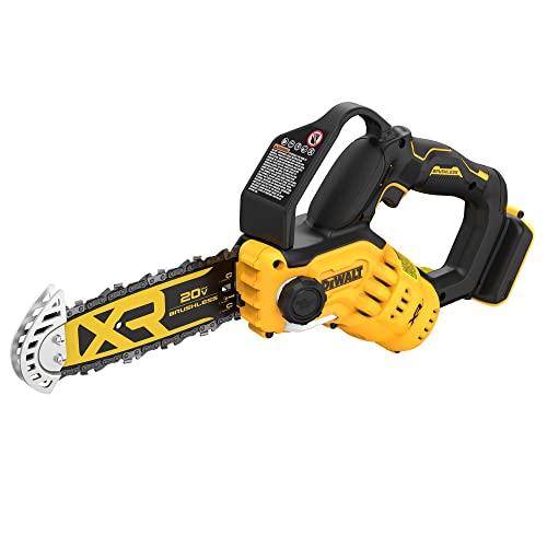 DEWALT 20V MAX* 8 in Brushless Cordless Pruning Chainsaw (Tool Only)