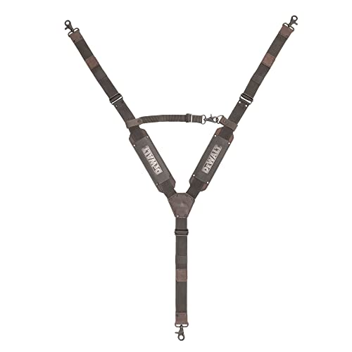 DEWALT Leather Tool Belt Suspenders