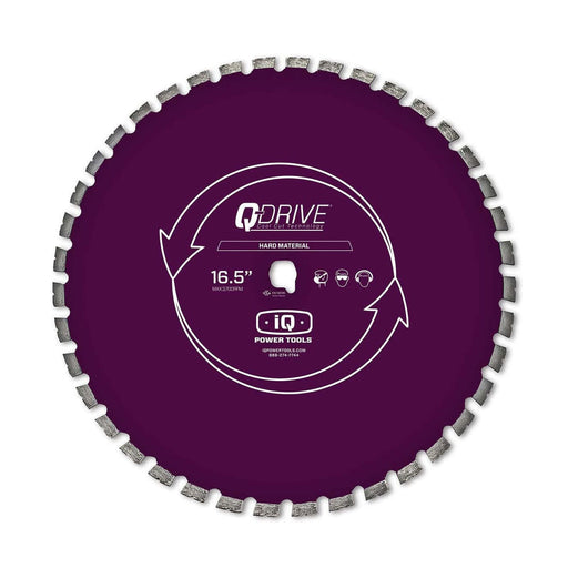 165" Q-DRIVE  HM3 Super Hard Concrete Blade Purple