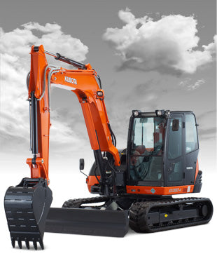Takeuchi Excavator Digger Rental 8 Ton w/ Hydraulic Thumb (1)
