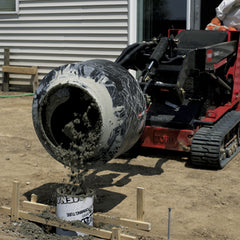 Pengo 3 cu ft Concrete Mixer Skidloader Cement Mixer, Stand On