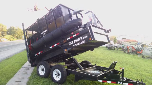 Leaf Vacuum Dump Trailer, 12yd³ Capacity (3)