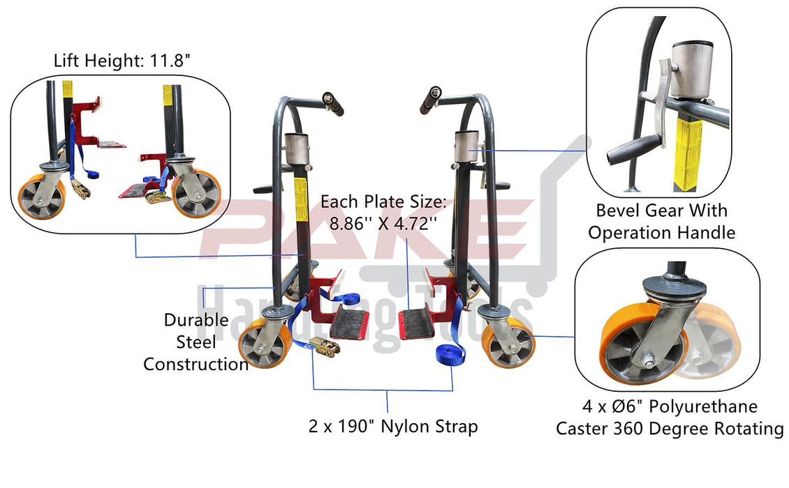 Lift-N-Move Cabinet Dolly with Load Binder (2)