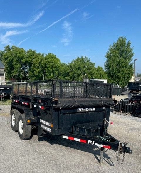 Rent Dump Trailer, 6x12, 6,900 lb capacity, 18" Extra Height Sides (0)