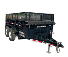 Rent Dump Trailer, 6x12, 6,900 lb capacity, 18" Extra Height Sides