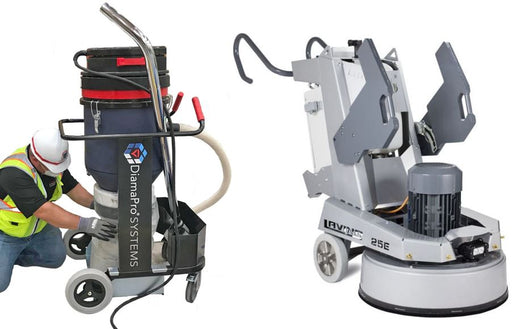 Concrete Grinder/Polisher and Vacuum Package, Elec (0)