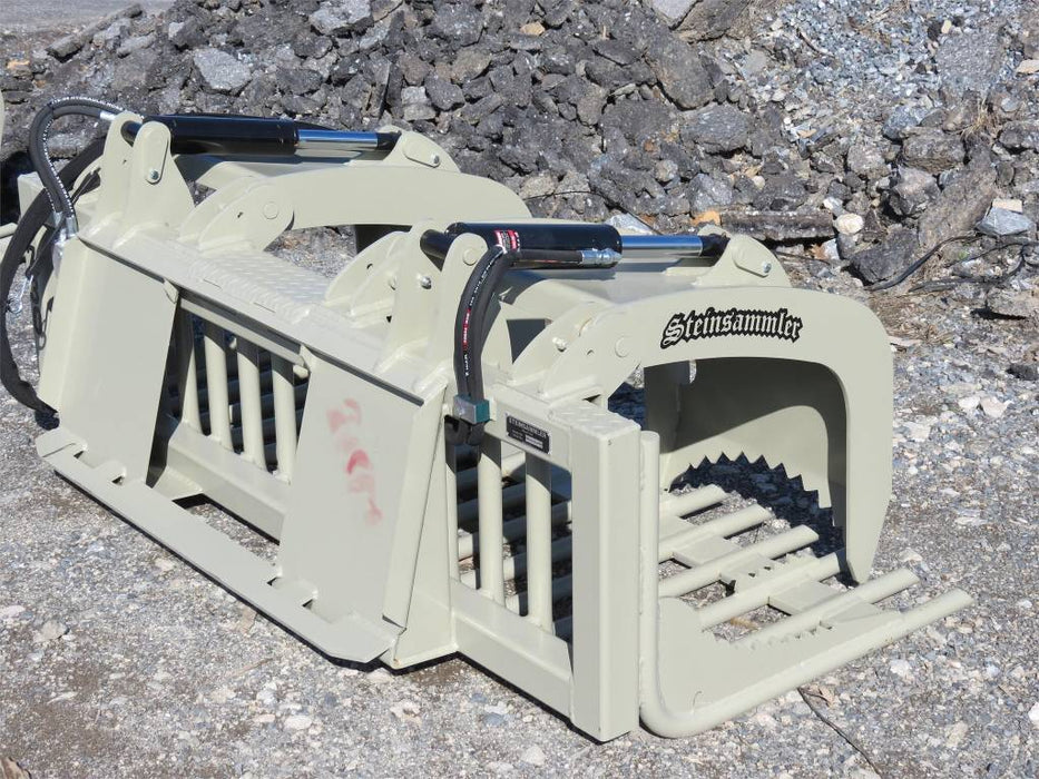 72" Grapple for skidloader Open Rib Bottom (1)