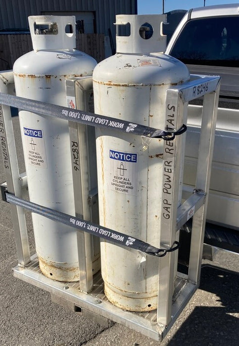 2 Propane Tank Vehicle Carrier, for 100LB Propane Tanks (3)