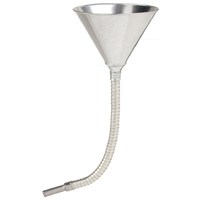 75-007 Long Steel Funnel 5-3/4'' x 17-1/2'' long