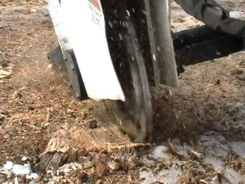 Stump Grinder Attachment for Skidloader (1)