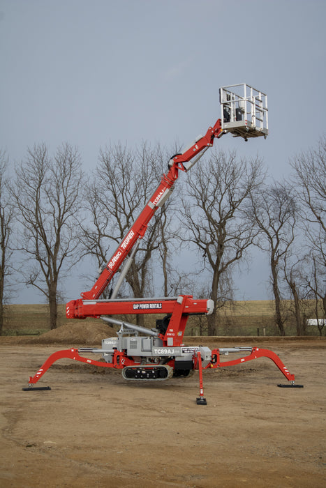 Rent a 89' Tracked Spider Lift, Teupen 89'