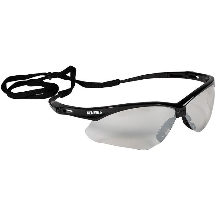 KleenGuard™ V30 Nemesis™ Safety Glasses (25685), Indoor/Outdoor Lenses, Black Frame, Unisex Eyewear for Men and Women (12 Pairs/Case)
